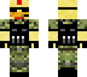 yellow army chicken