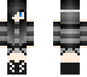 zane as a girl but with blue eyes insted