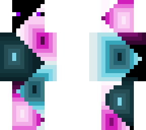 zigzag glowing person
