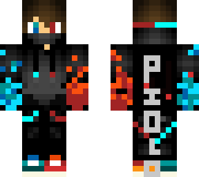 azul y rojo