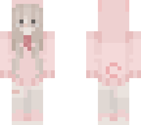 blonde girl in pig outfit