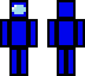 blue among us skin