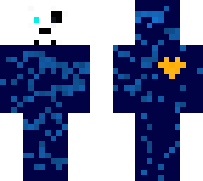 blue guy in sans mask