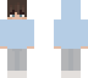 blue hoodie boy