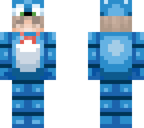 boy in fnaf suit (bonnie suit)