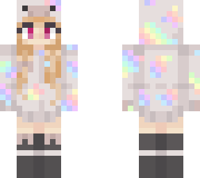 cow girl {rainbow pastel}