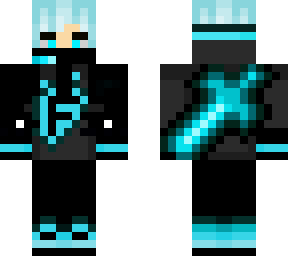 cyan gamer boy