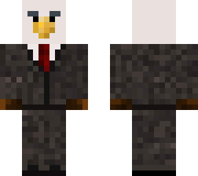 eagle in a tuxedo