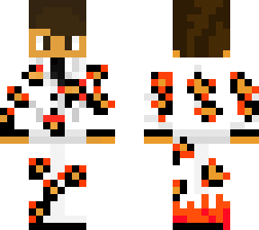 flaming white tux guy
