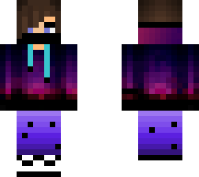 galaxy hoodie girl