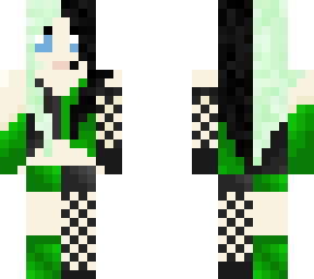 green and black
