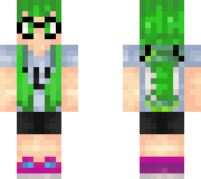 green inkling girl