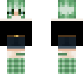 green short hair