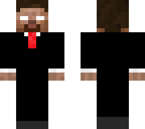 herobrine in a suit-
