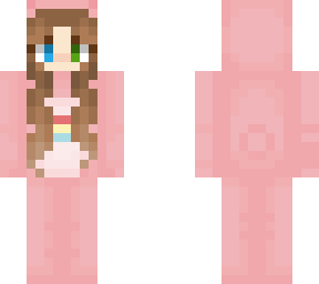 kaori in pink care bear onesie