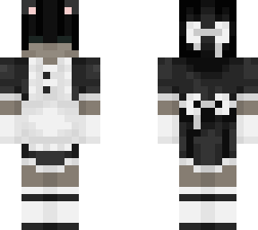 me in a maid outfit cause why not :)