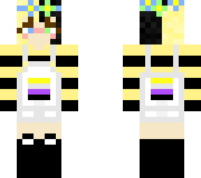 non-binary bee outfit :d