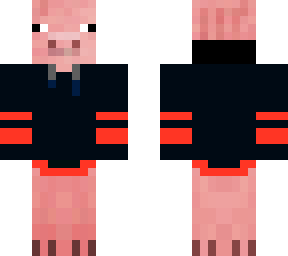 pig in a sweater (but red)
