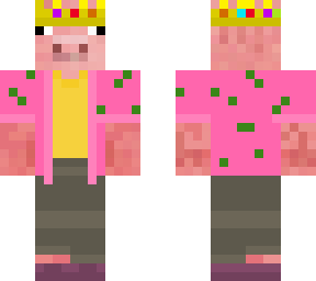 pig with pink shirt