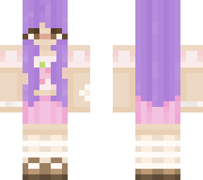 purple hair girl