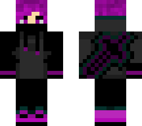 purple skin hoodie