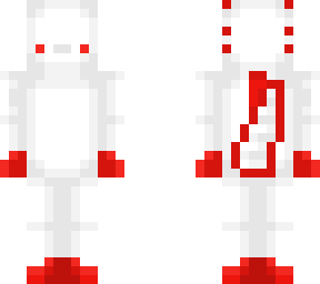 red & white