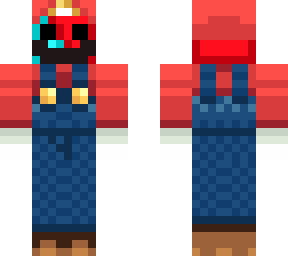 red and blue slime, mario