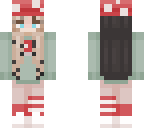 shirosakikun in mushroom outfit
