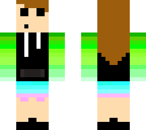 slimegirl pink,cyan,lime