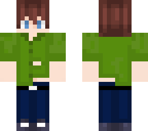 tubbo brown hair blue eyes