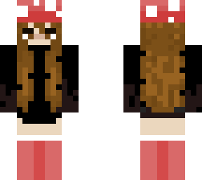 ~brown haired mushroom hat girl~
