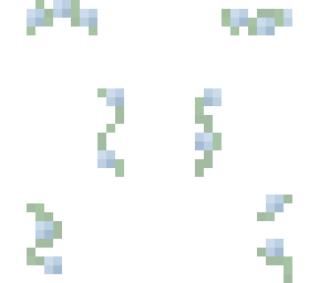 +rose thorns+ base (blue
