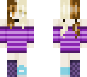 2 color hair girl