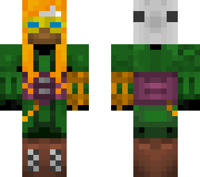 ava (wynncraft) emerald-encrusted outfit (with mask)
