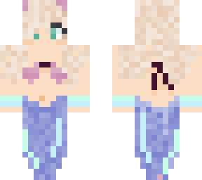 blonde mermaid girl