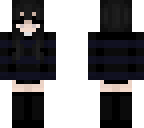 blue and black egirl