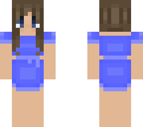 blue dress