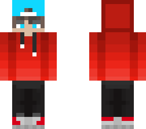 blue~red sweatshirt kid
