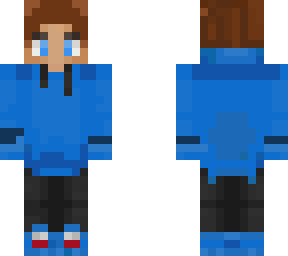 blue sweat shirt