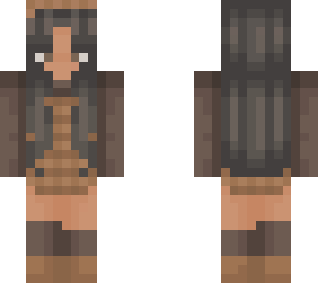brown plaid girl by realkermie