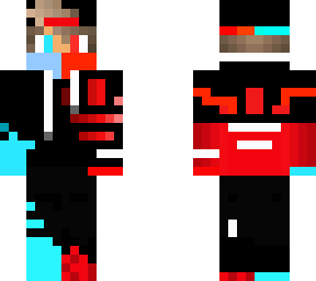 bule and red ninja