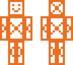 cross man (orange and white)