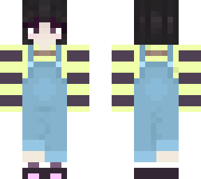 cute overal e-girl