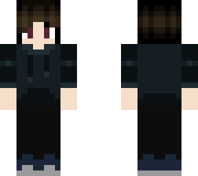 dark blue hoodie non-binary