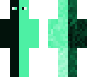 dark green and green