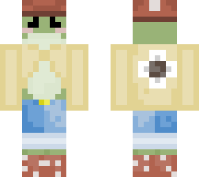 frog with mushroom hat and raincoat 2.0