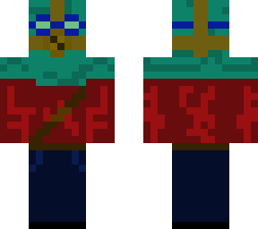 gas mask tree kid but with suit underneeth better