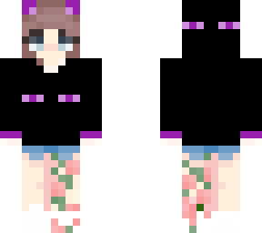 girl enderman hoodie