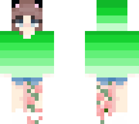 girl green hoodie