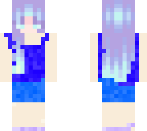 girl in blue